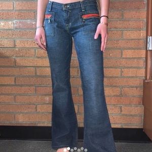 Von Dutch flare jeans.